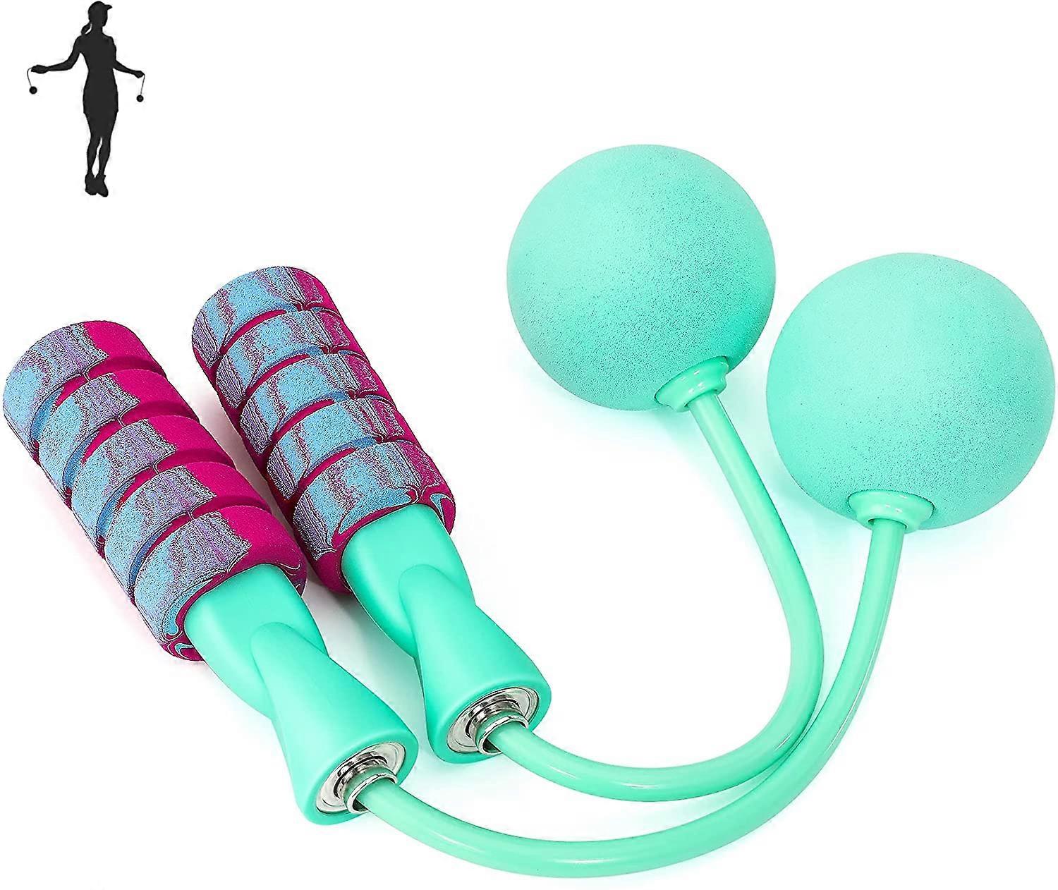 Jump Rope, Weighted Ropeless Skipping Rope for Fitness, Tangle-Free Rapid Speed Cordless Jump Rope Workout