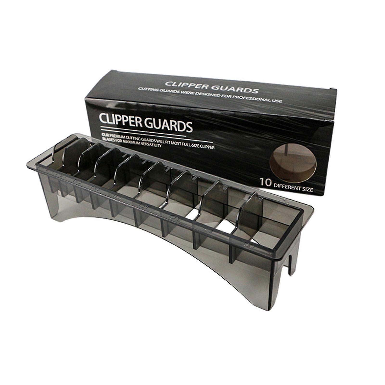 10 Grid Base Box For Universal Hair Clipper Limit Comb Guide Attachment Size Barber Replacement Hair Styling Tool,100% New
