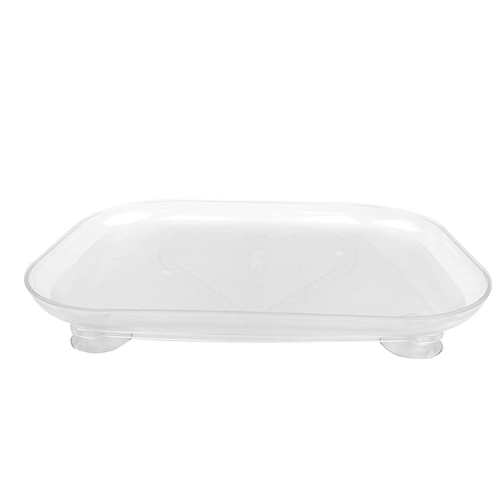 Refrigerator Turntable Storage Tray Multipurpose Space-Saving Storage Tool for Refrigerator Kitchen