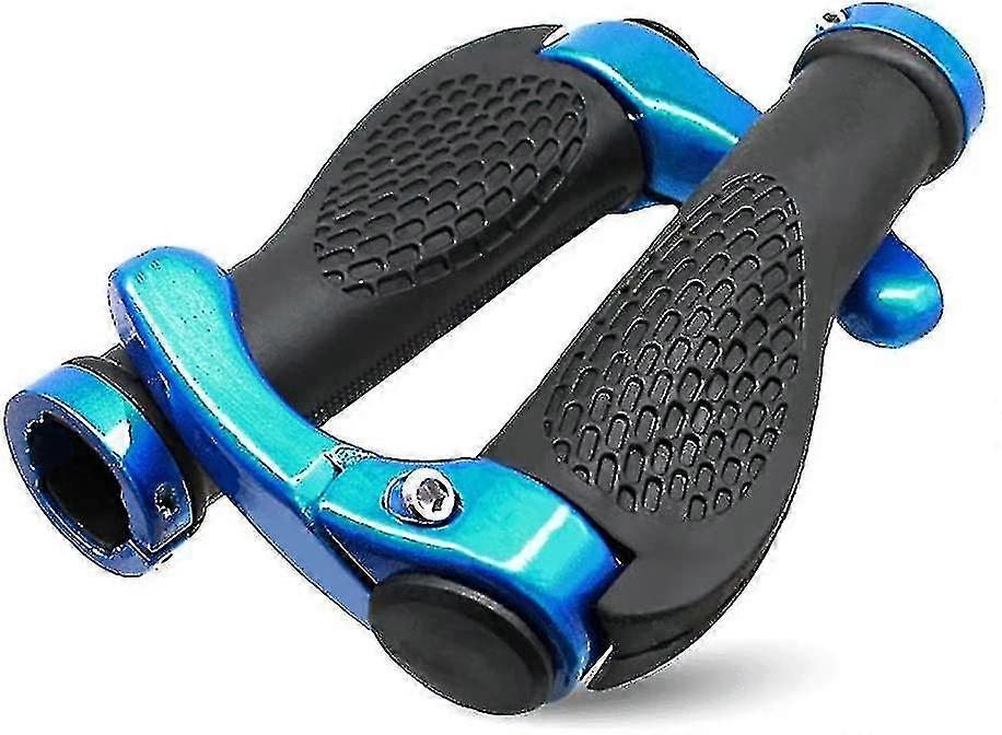 Bicycle Handlebar Grips Ergonomic Grips Comfortable Non-Slip Rubber Aluminum Handlebar Grips