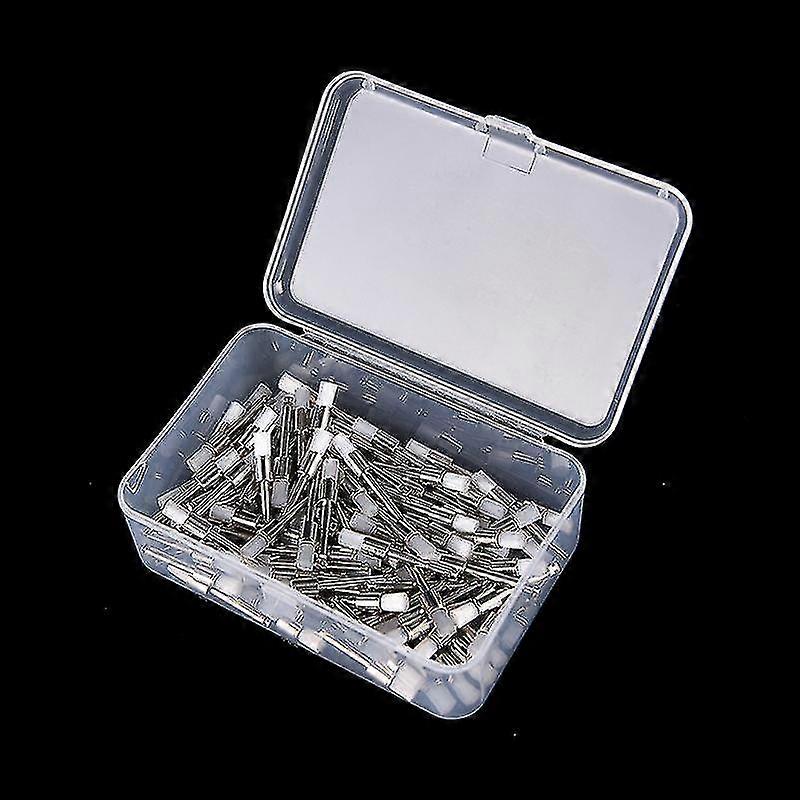 100pcs οδοντικό πολωνικό νάυλον άτμισμα επίπεδες βούρτσες στίλβωση prophy βούρτσα
