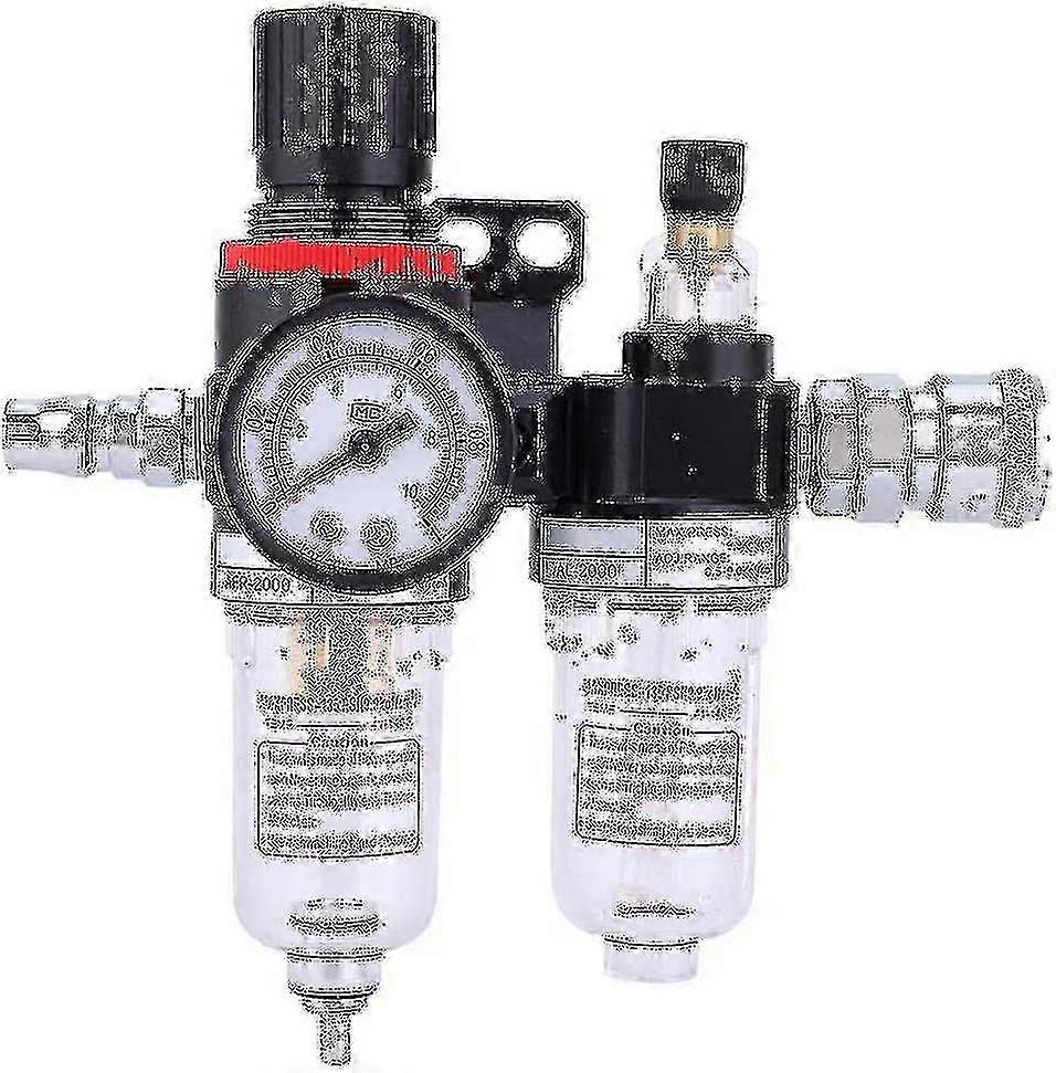 1/4 "Luftfilter Druckregler Öl Wasserabscheider Luftfilter Luftkompressor Luftkompressor Filter mit SystemSchmierbecher
