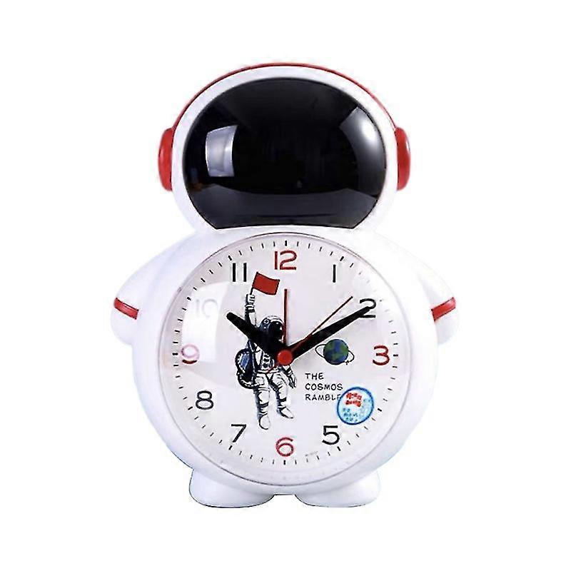 Astronaut Table Clock with Backlight Battery Operated Tabletop Clock for Home