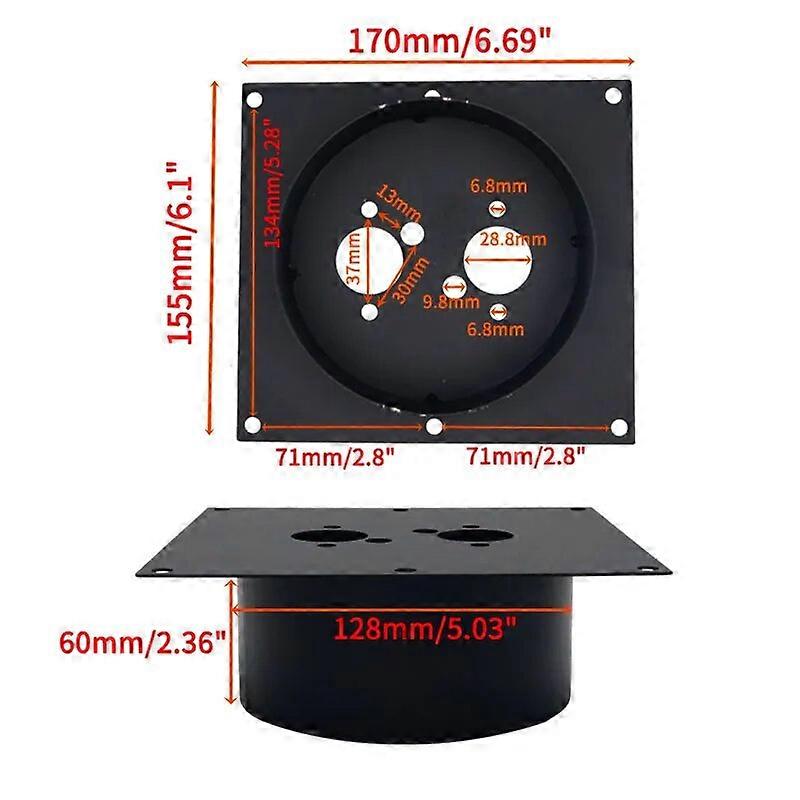 30 40 60mm Car Air Diesel Heater Upgraded Base Mounting Bracket Floor Plate Protect For Eberspacher Webasto Car Truck VAN Camper