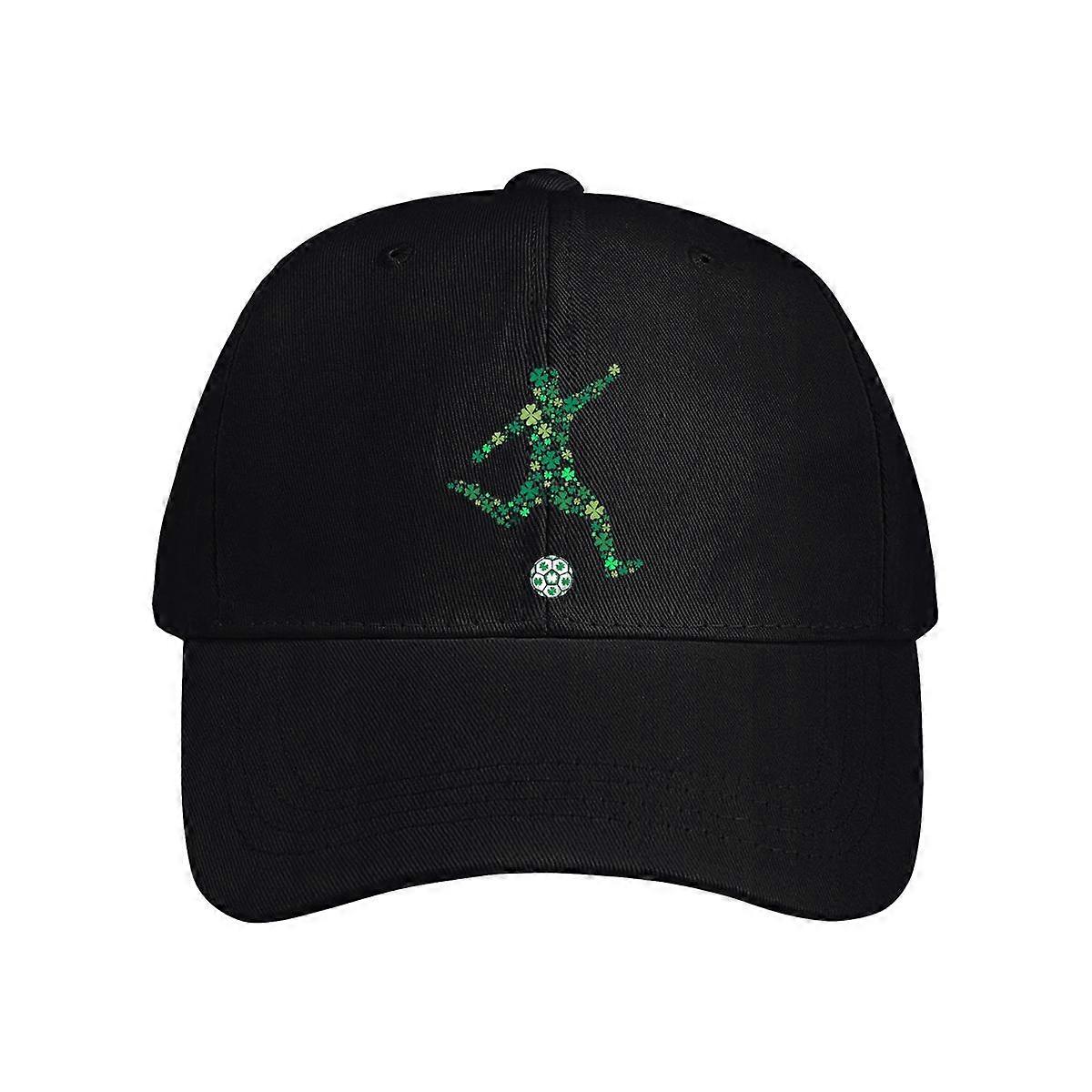 Shamrock Soccer Player Baseball Cap