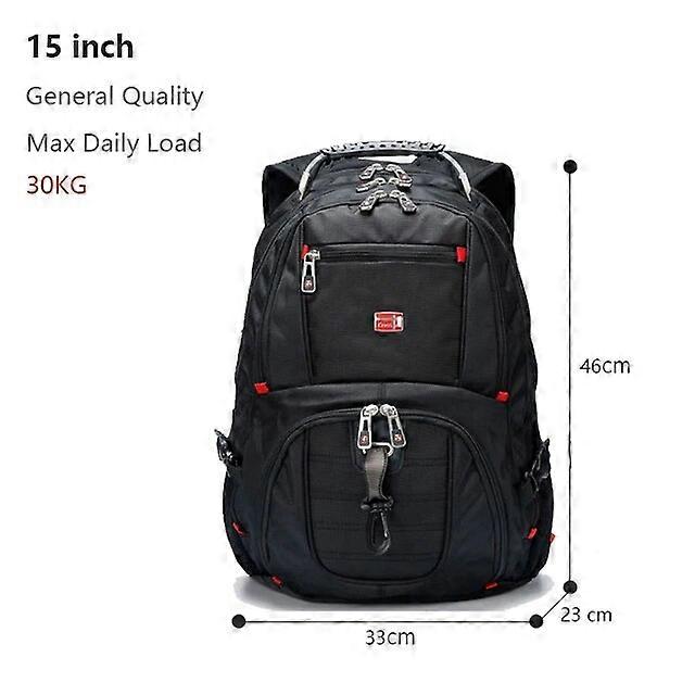 Durable 17 Inch Backpack,45L Travel Bag,College Bookbag,USB Charging Port,Water Resistant,Swiss-Multifunctional Backpacks