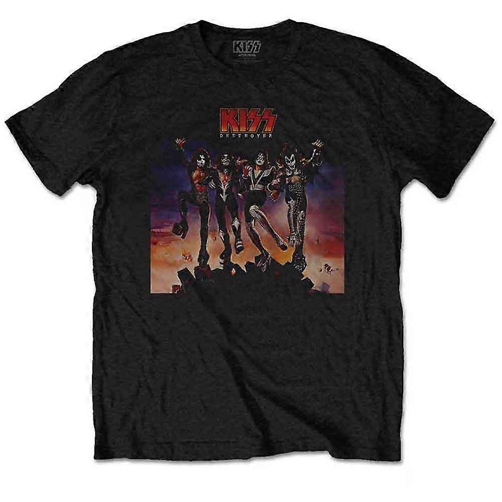 KISS Destroyer Band 徽标 T 恤