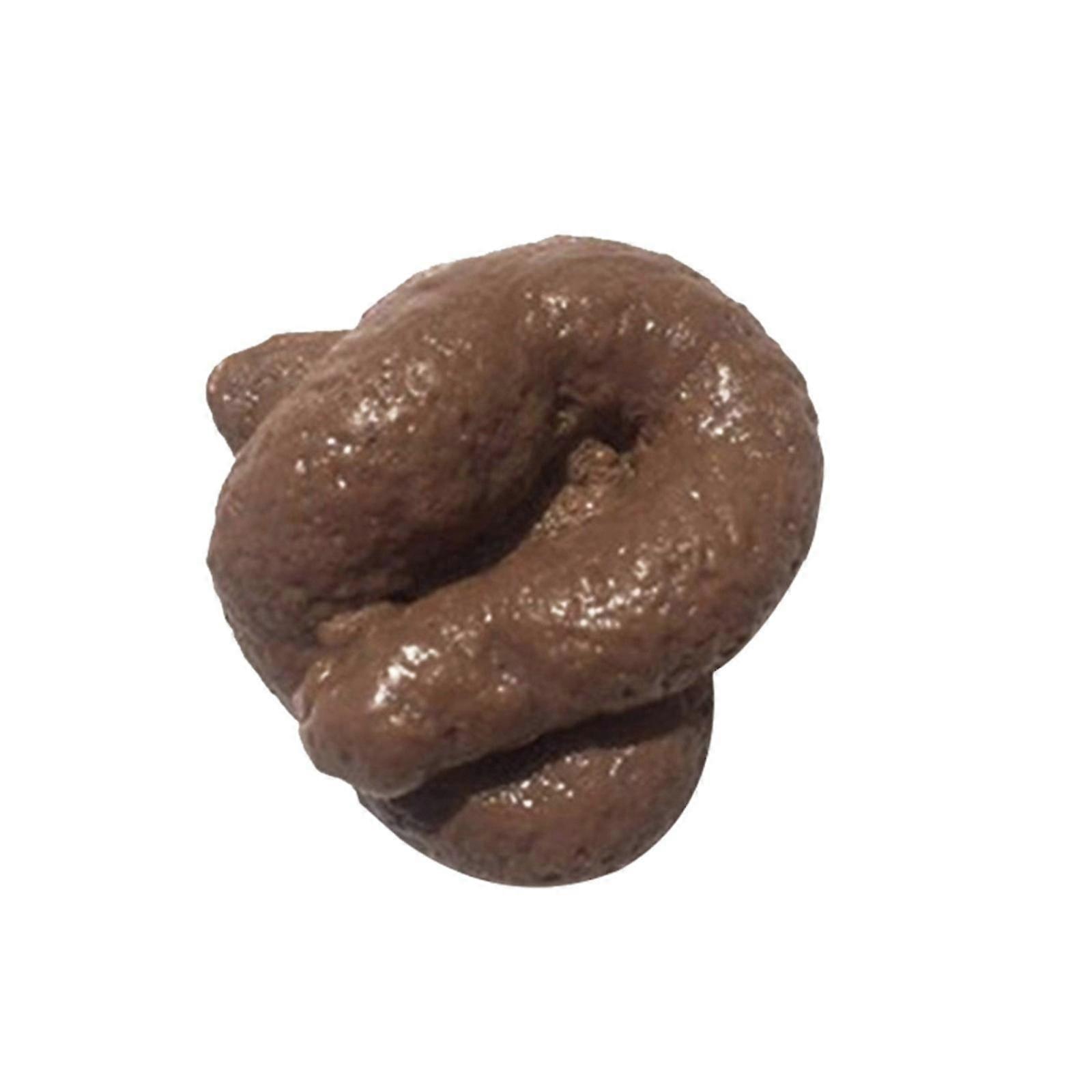 Faux caca flotte sur l’eau Farce Compulsion Simulation Décompression caca Jouets Fidget Toy