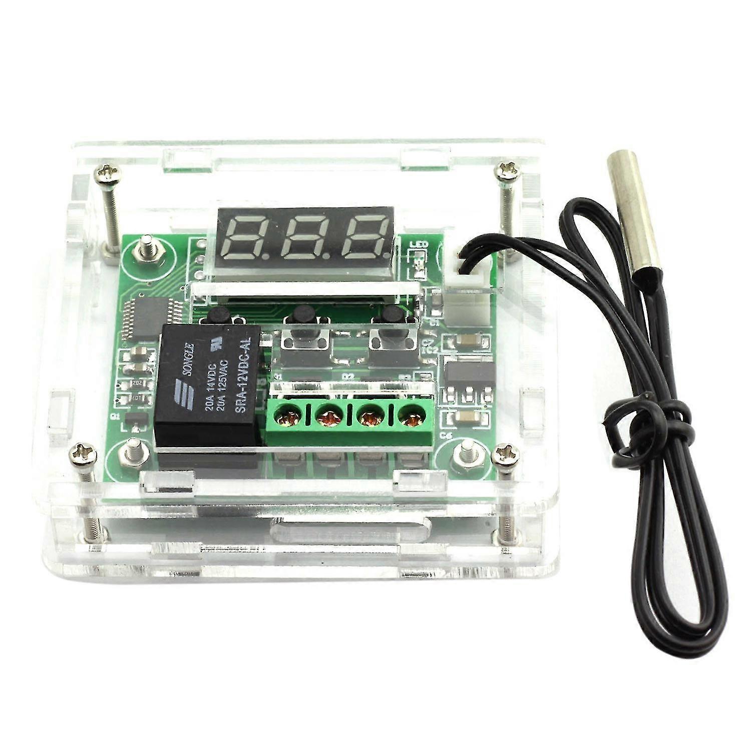 W1209 Dc 12v Thermostat Temperature Control Switch Thermometer Controller With Digital Led Display