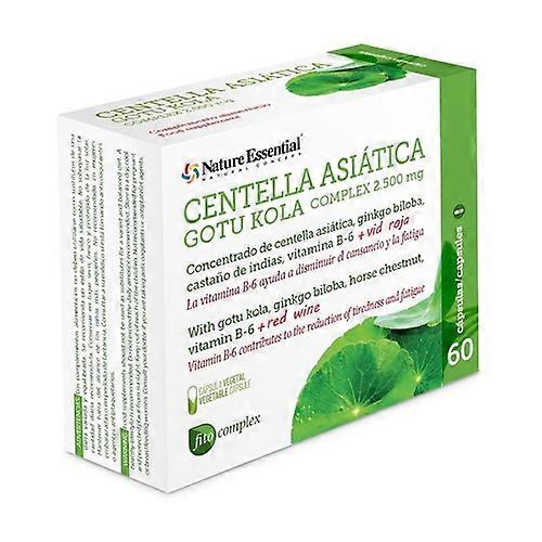 Centella asiatica complex 2500mg 60 vegetable capsules