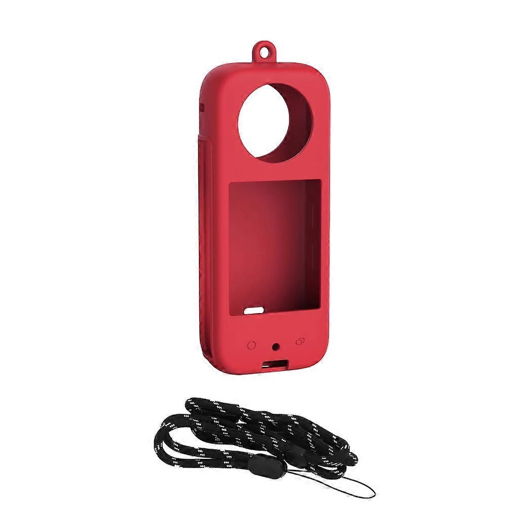Housse de protection en silicone/étui de protection d’écran d’objectif adapté à la caméra 360X3