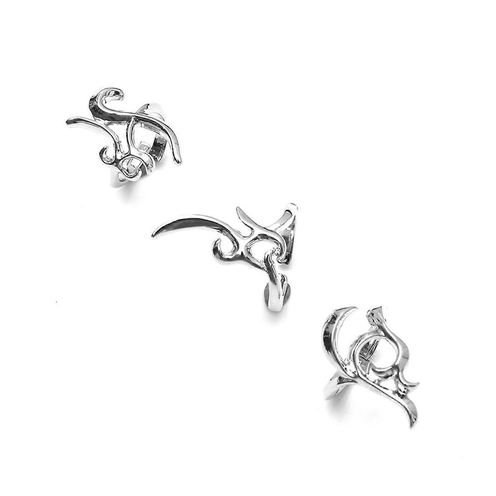 3x Gothic Nails Finger Ring Fingertips Nails Claws Fingertips Ring Nail Decor