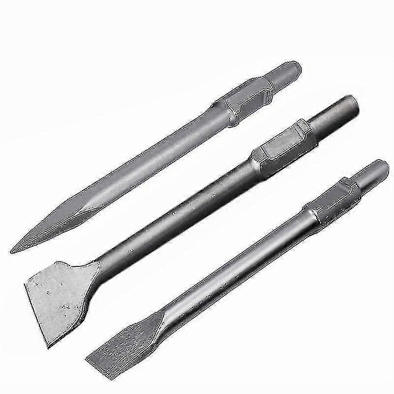 Replacement Chisel Flat And Pointed Chisel In A Set (30*410mm, Suitable For Demolition Hammer With S new