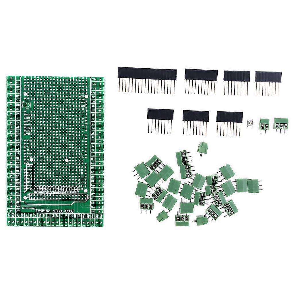 PCB Prototip Vidalı Terminal Bloğu Kalkan Kartı Soket Kiti MEGA-2560 2560 R3 için