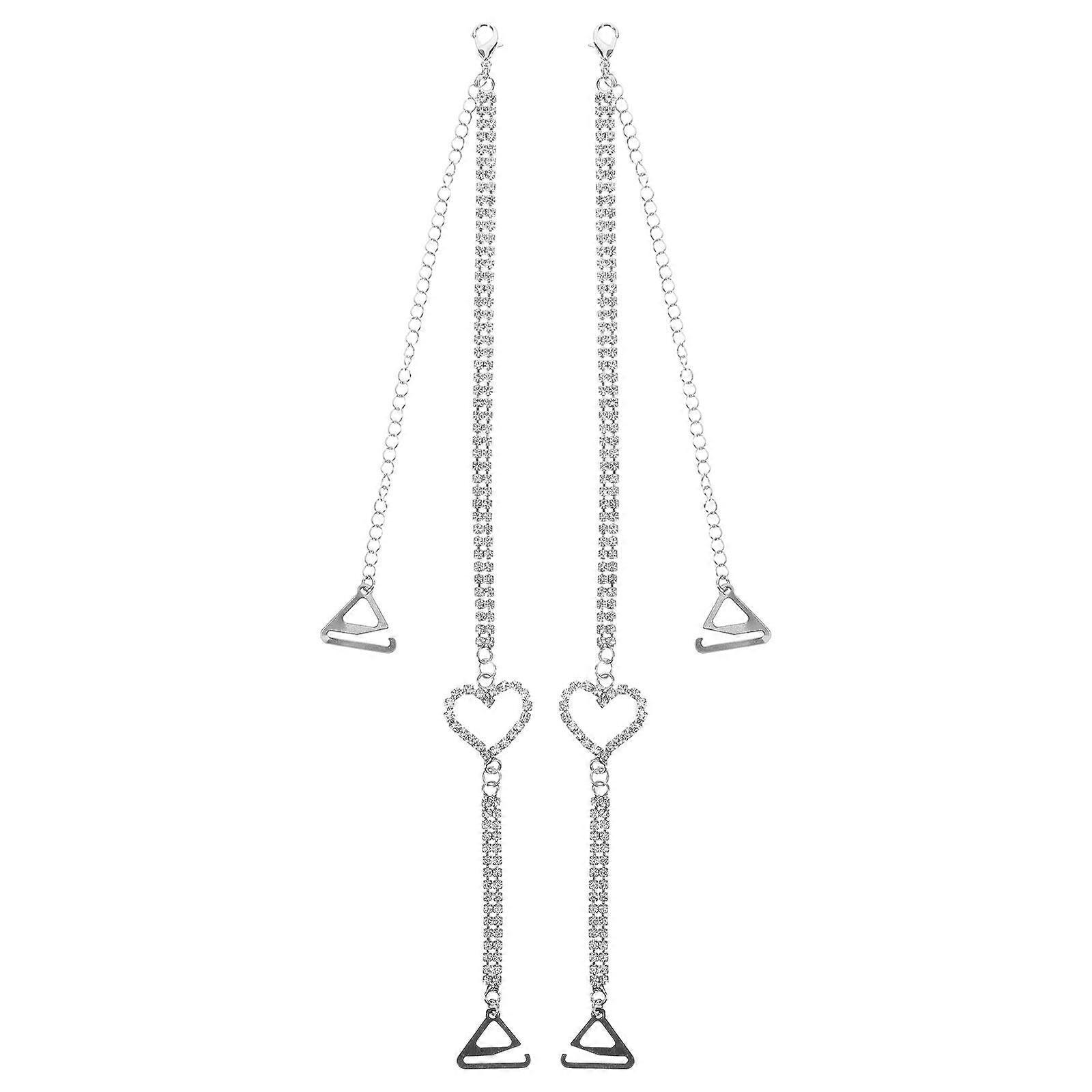 2Pcs BH stropper Utskiftbare BH stropper Erstatning BH stropp BH tilbehør for kvinner jenter