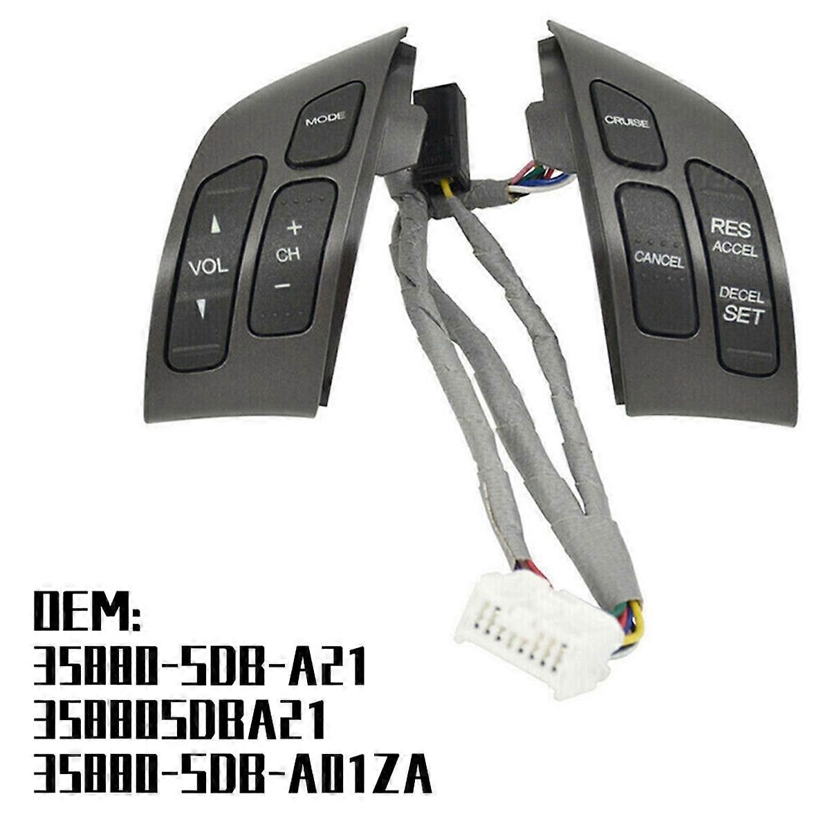 Pulsante interruttore controllo volume cruise multifunzione al volante per Accord 2003-07 35880-SDB-A21 35880-SDB-A01ZA