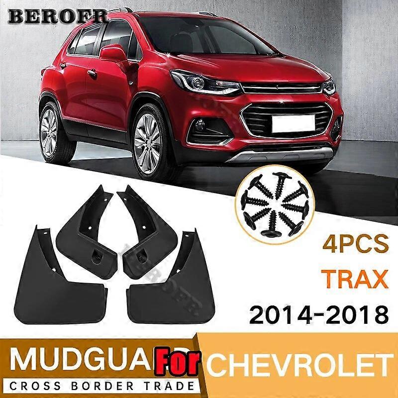 Exquisite car fenderMud Flaps For Chevrolet Trax Tracker 2014-2021 2024 Splash Guards Fender MudFlaps Front Rear Mudguards Car Accessories