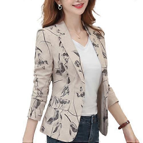 Ladies Cardigans Open Front Fitted Dip Jackets Business Blazer