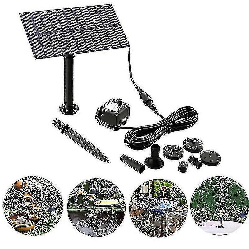 1.5w Solar Panel Powered Water Feature Pump