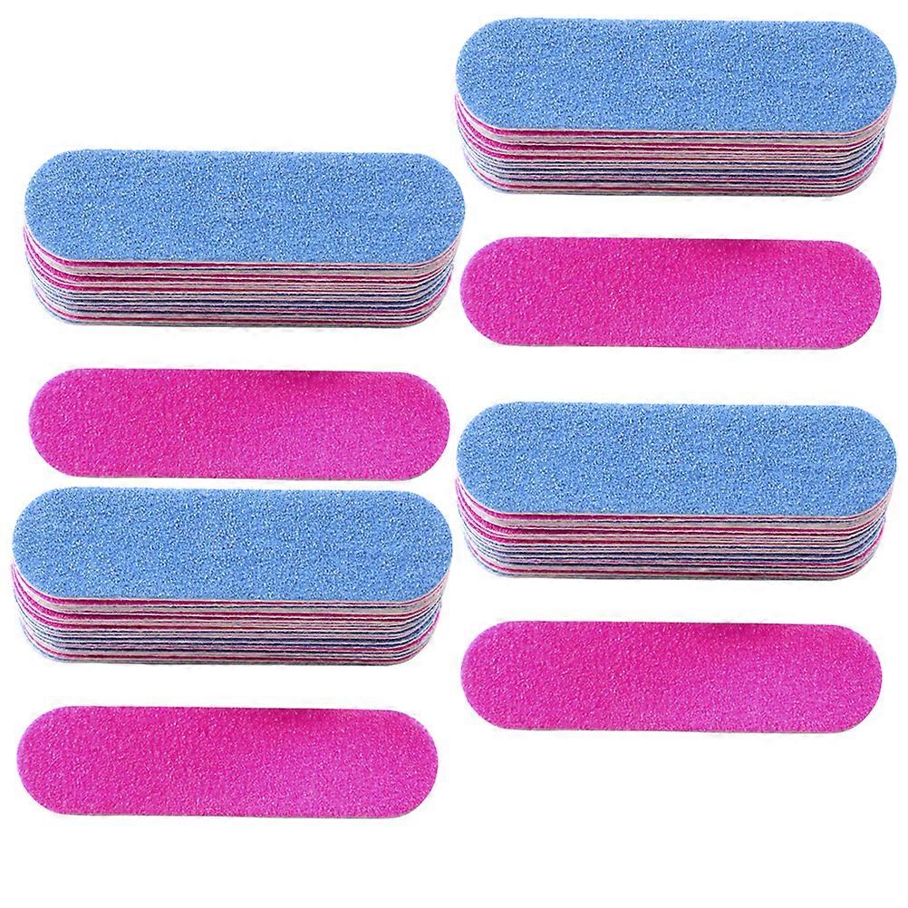 300Pcs Disposable Nail File Durable Wood Chip Mini Small File Double-sided Nail File