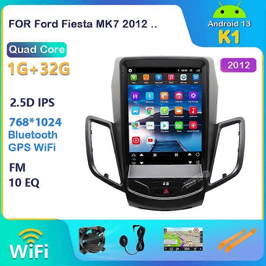 8 Core Carplay Android 13 For Ford Fiesta CarMultimedia Player Auto Radio Automotivo GPS Navigation Stereo 4G DSP 2009-2016