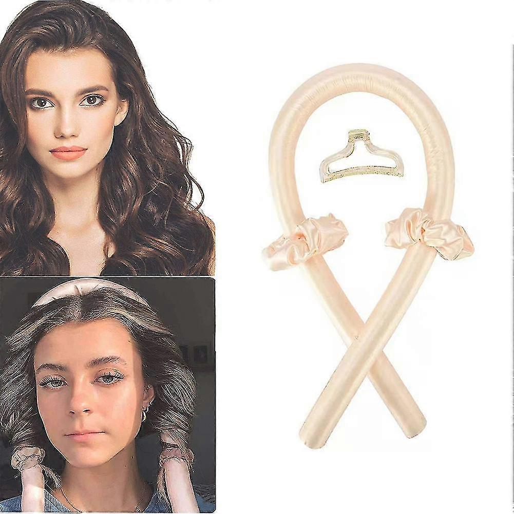 Hair Roller Set With Headband Diy Sleeping Soft Foam Heatless Curler