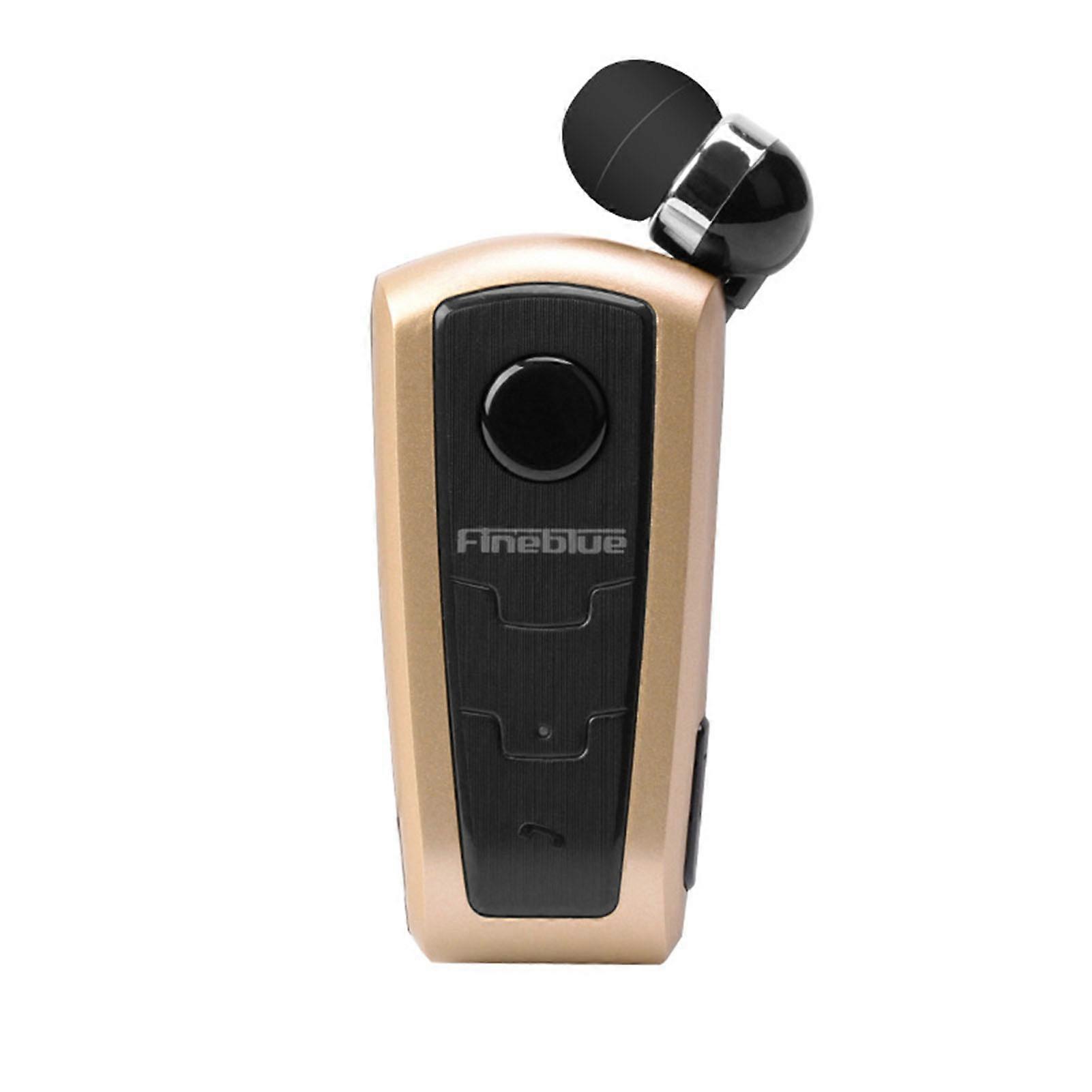 1Pc Fineblue F910 Wireless Earphone Mini Vibration Reminder ABS Bluetooth-compatible 4.0 Retractable Practical Headset for Running