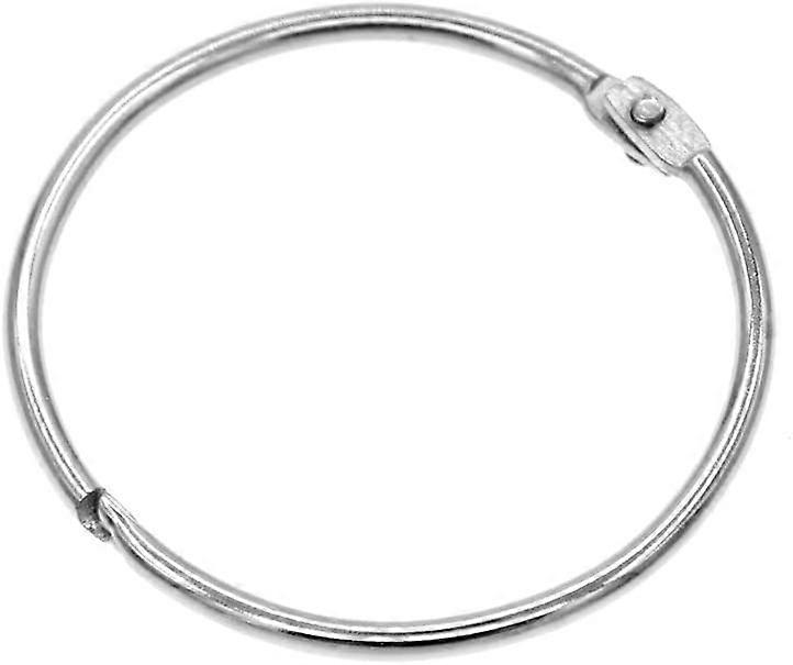 Metal Shower Curtain Ring,  20 Pack Silver Drape Ring Buckles