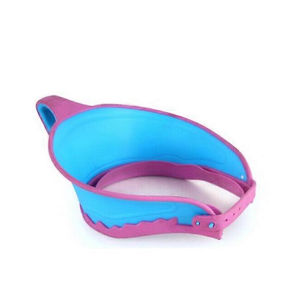 Blue Shampoo Visor for Babies, Protective Shower Cap for Gentle Bath Rinse