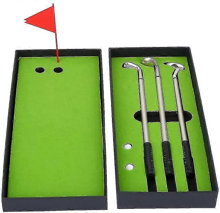 Golf Pen Golf Balls Set, Mini Golf Gift Box Stationery Decorations