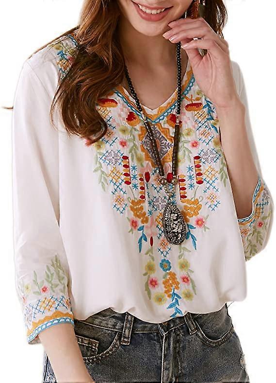 Camicia Hippie Donna Top Estivi Casual Da Donna, Vestiti Hippie