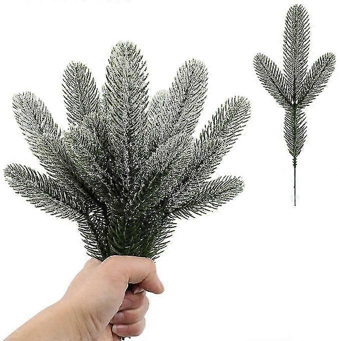 24 Packs Artificial Pine Branches Garland For