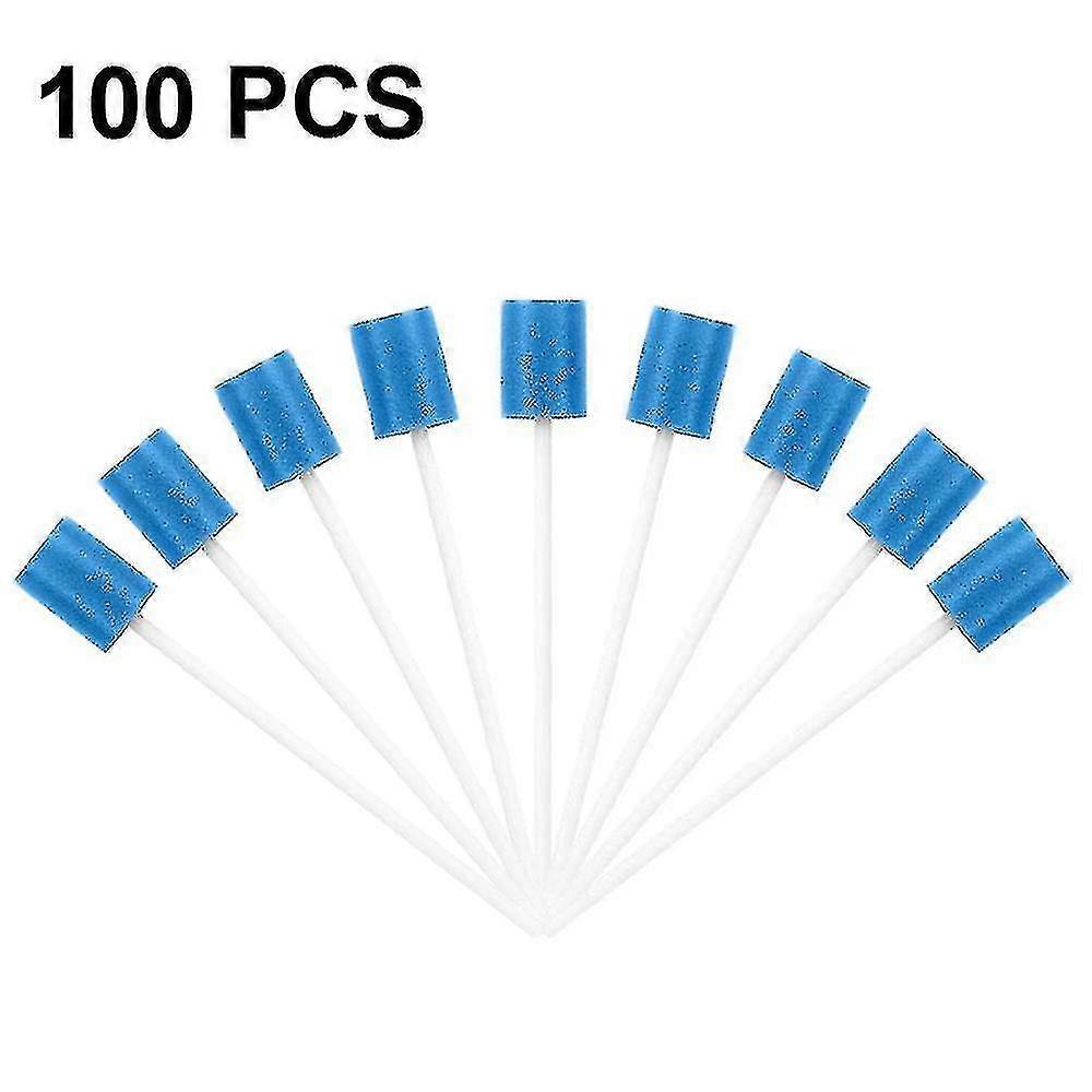 100 Pcs Oral Sponge Sterile Oral Care Sponge Oral Care