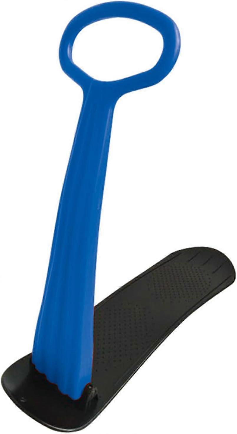Lightweight Foldable Snowboard Sled, Snow Scooter, Sled, Fold-up Snowboard, With Handlebar Ski Scooter,(Blue)