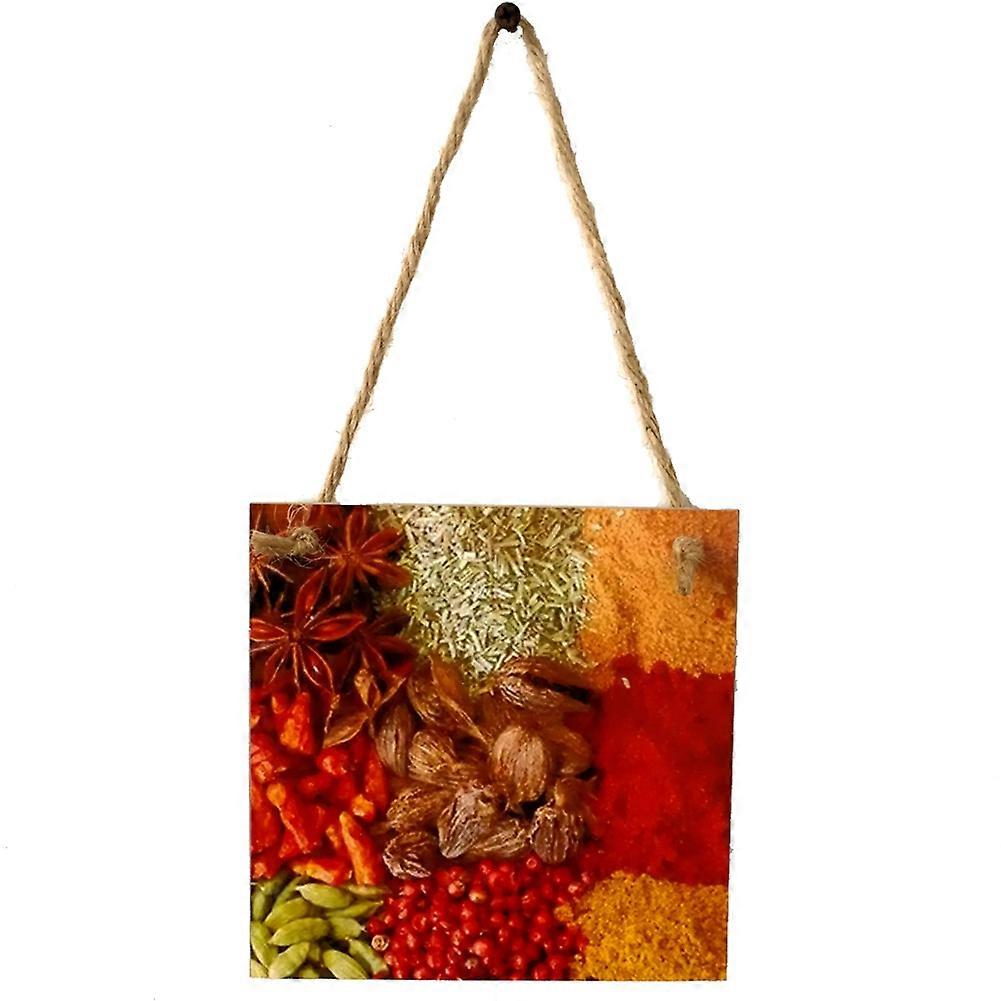 Square Shape Beautiful Pattern Hanging Wall Decoration Ornament Home Kitchen Decor