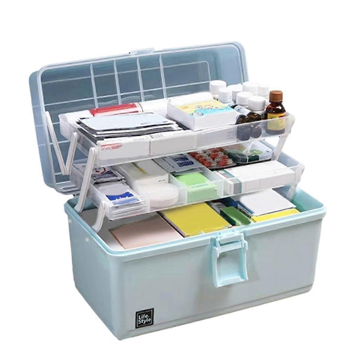 Medical Box Household Large-Capacity Medical Box Medical Multi-Layer Medicine Emergency Storage Box Household Box