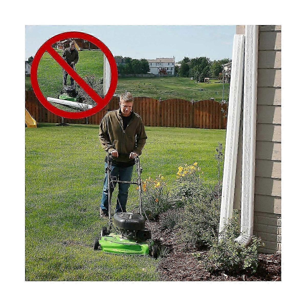 2 adet Oluk Uzatma Menteşesi Ayrıca Herhangi Bir Boyutta Dikdörtgen veya Kare İniş Borusu Üzerine Vidalar Kolay DIY Kurulum İçerir
