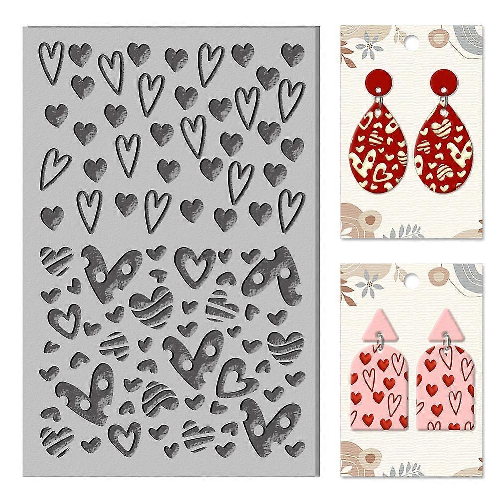 Laserable Rubber for Stamp Engraving Machines DIY Crafts Heart 100x65x3mm