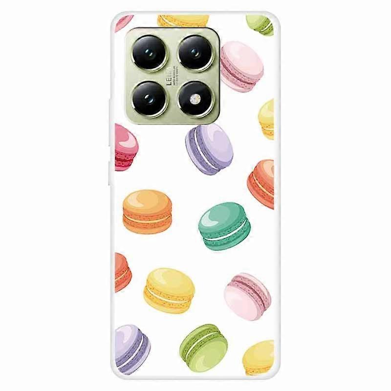 For Xiaomi 14T TPU Phone Case Pattern Printing Soft Protective Cover - Macaroon