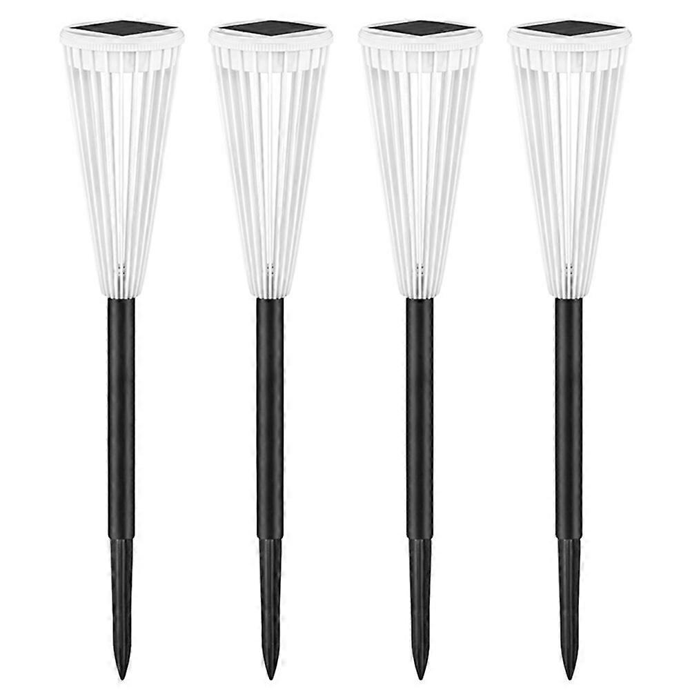 النوع B DS129 4 قطع تعمل بالطاقة الشمسية في الهواء الطلق حديقة ضوء مقاوم للماء مصباح الحديقة الديكور