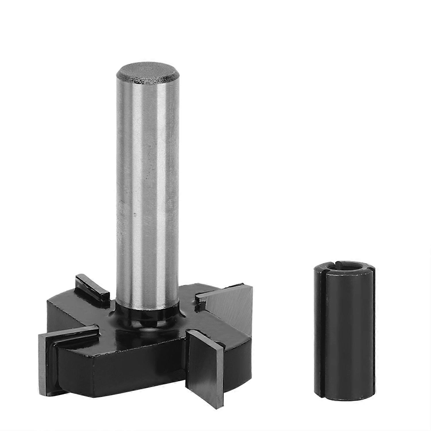 Four Blade T Type Cutter Black Cutting Set Woodworking Tools Durable Hardware Accessory(Four Blade T