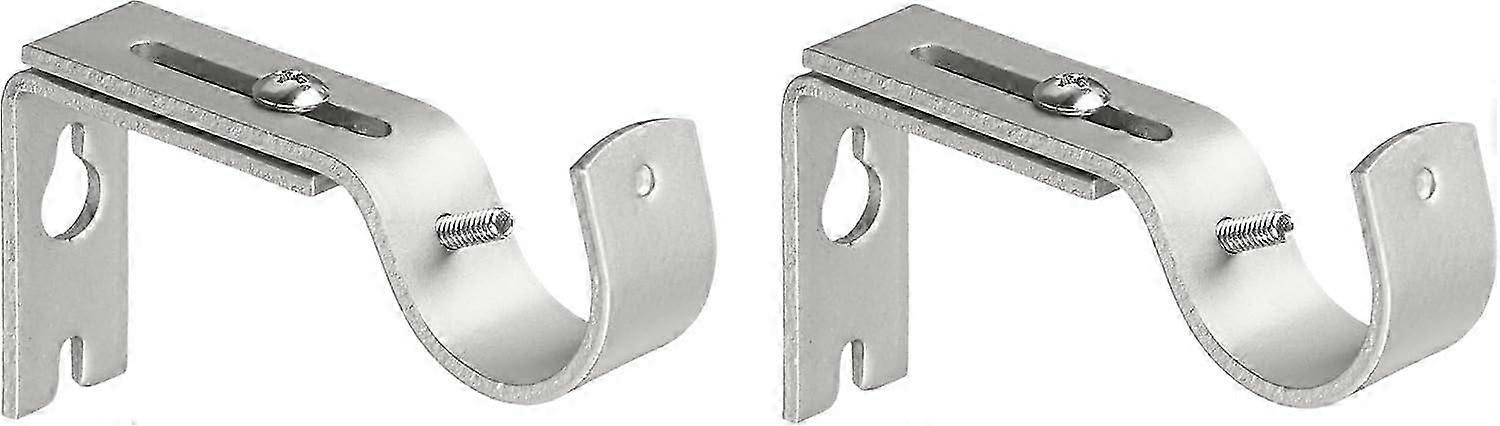 Adjustable Curtain Rod Wall Bracket, 2 Pack