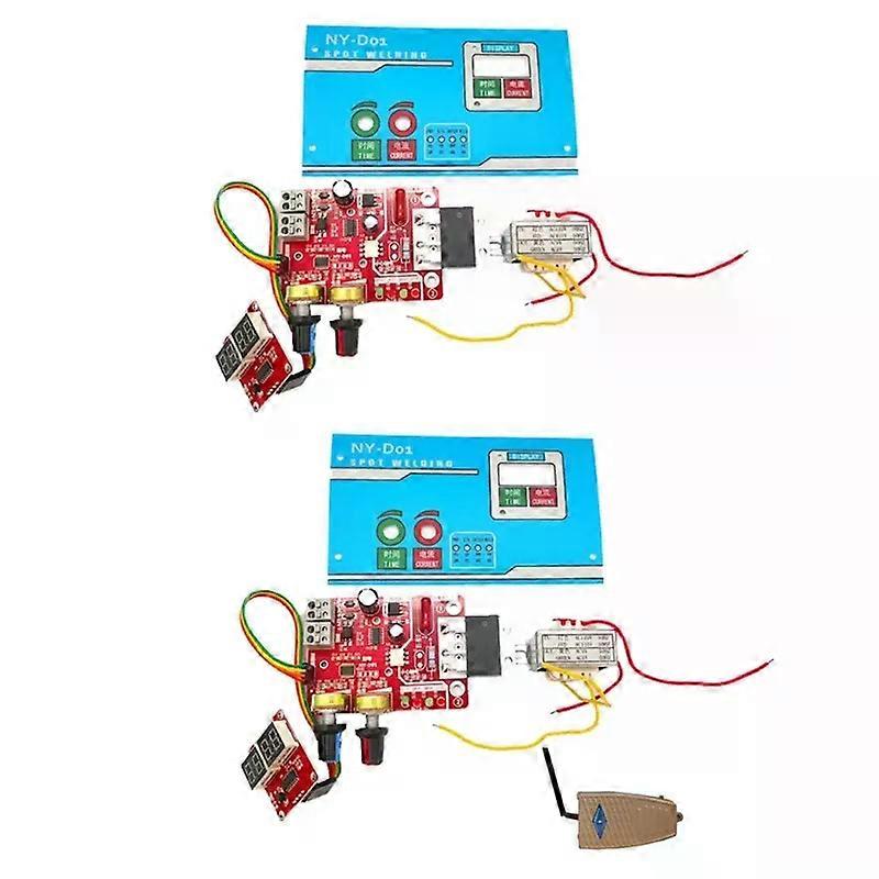 Digital Display DIY Controller Board Kit NY-D01 Spot Welder DIY Control Board kit for Welding Single Cells Lightweight