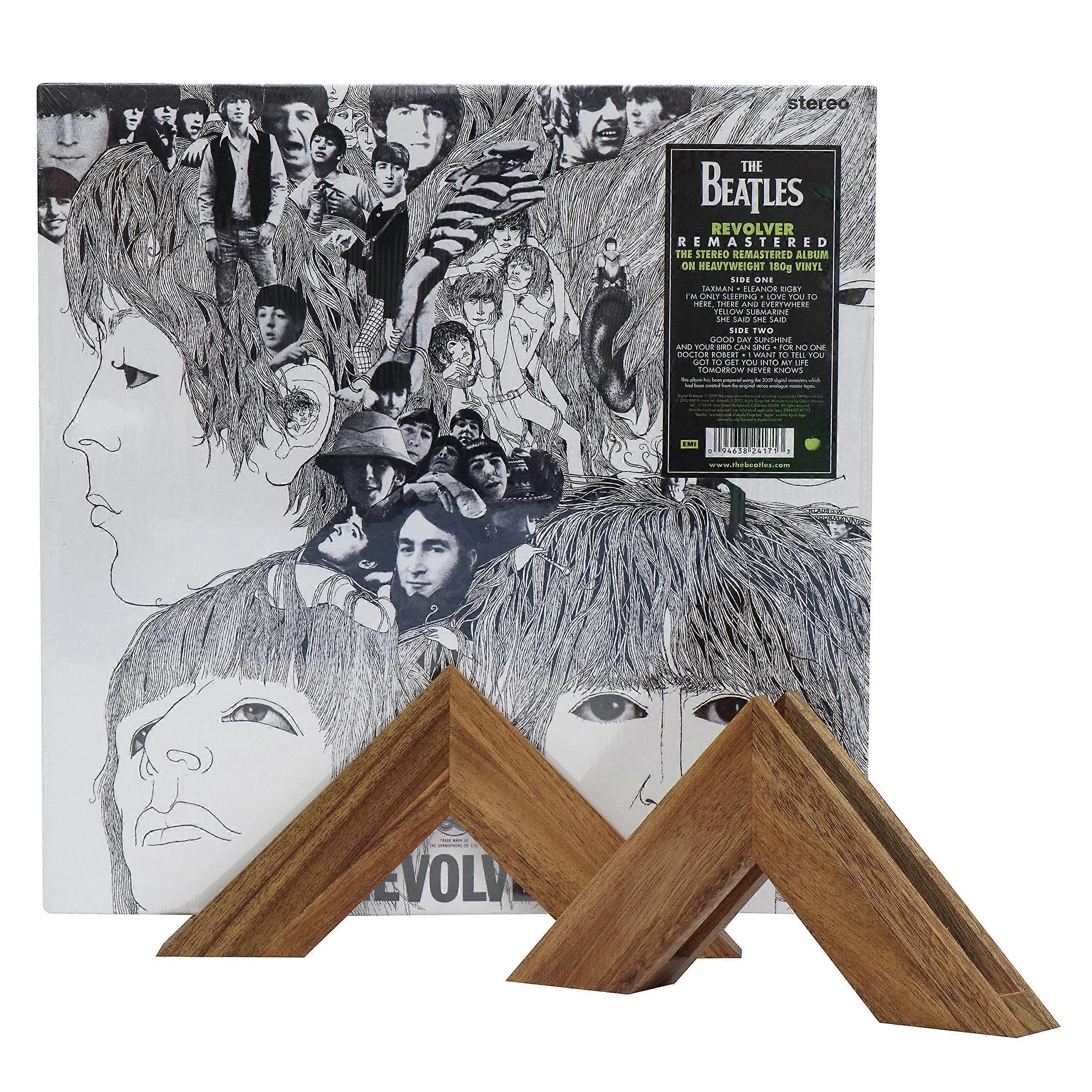 Natural Wooden Triangular Stand Set of 2, Stable Support for Home Decor, Ideal for Displaying Various Items