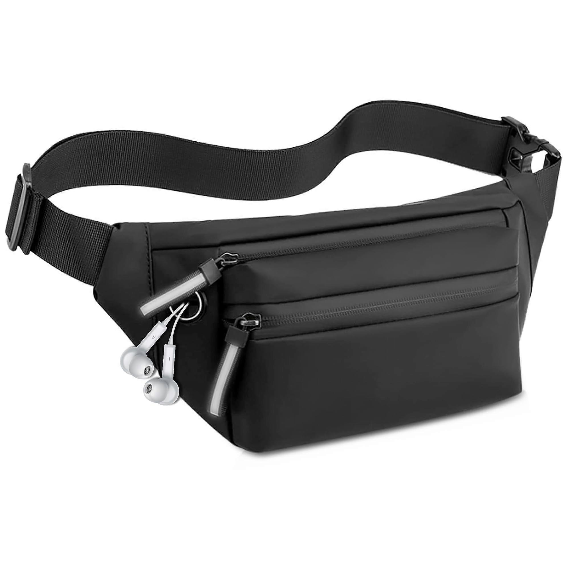 Adjustable waist bag for jogging and traveling