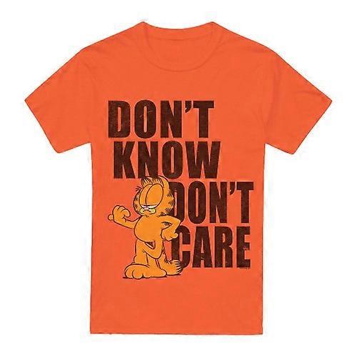 Garfield Mens Don't Know Don't Care T-Shirt