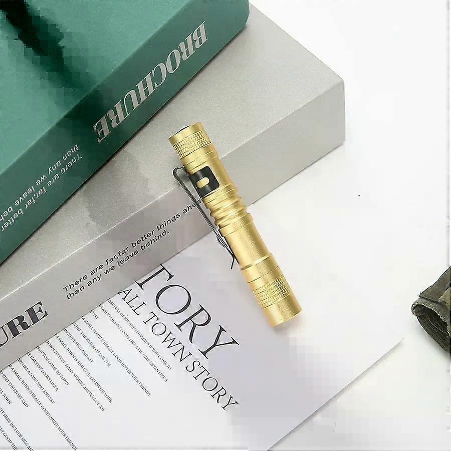 Mini Portable LED Pen Light With Clip Ultra Bright High Lumens Pocket Handheld Flashlight Torch For Camping Outdoor Emergency