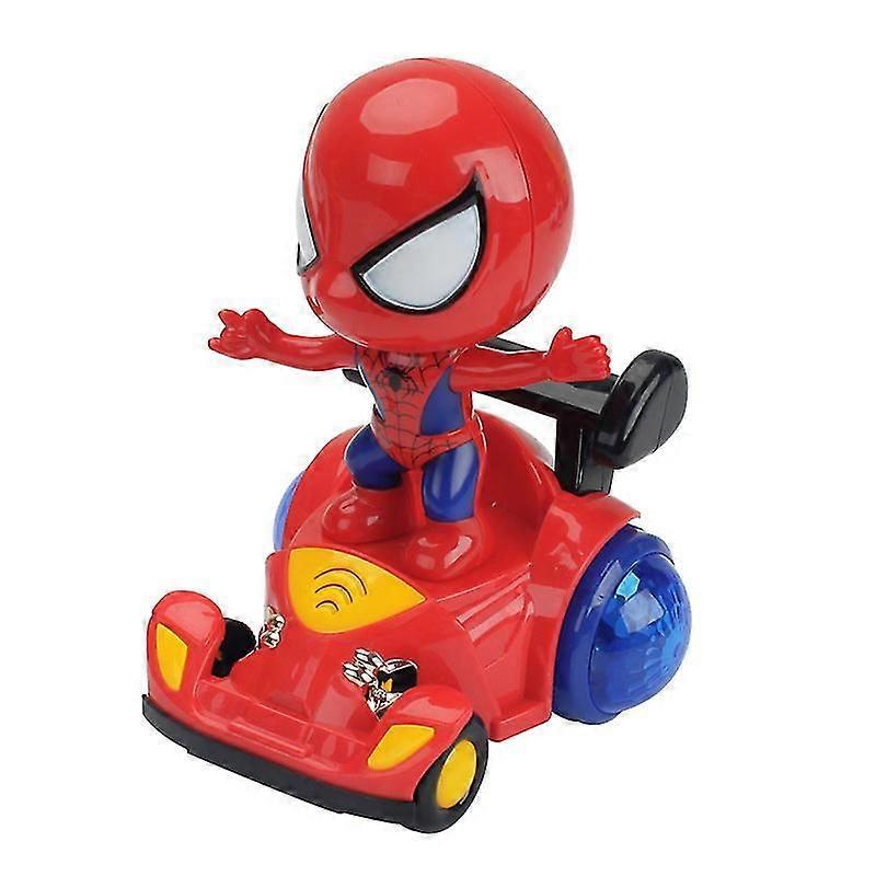 Ταινίες Anime Ταινία Εκδικητές Captain America Spiderman Ισορροπία φιγούρας Αυτοκίνητο Cool Stunt Ηλεκτρικό φως Μουσική Παιδικά παιχνίδια Δώρο