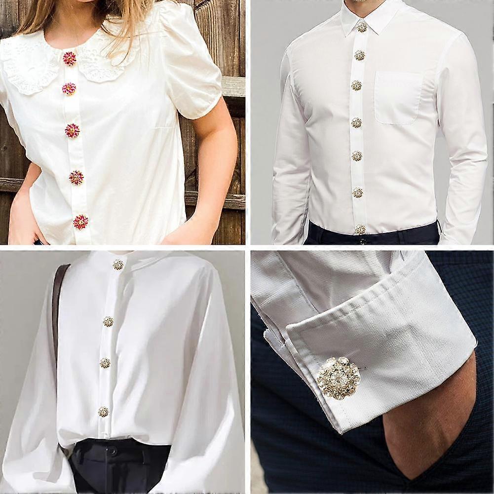Rhinestone Button Covers,Button Snaps with Pliers Press for Dress Suit ...