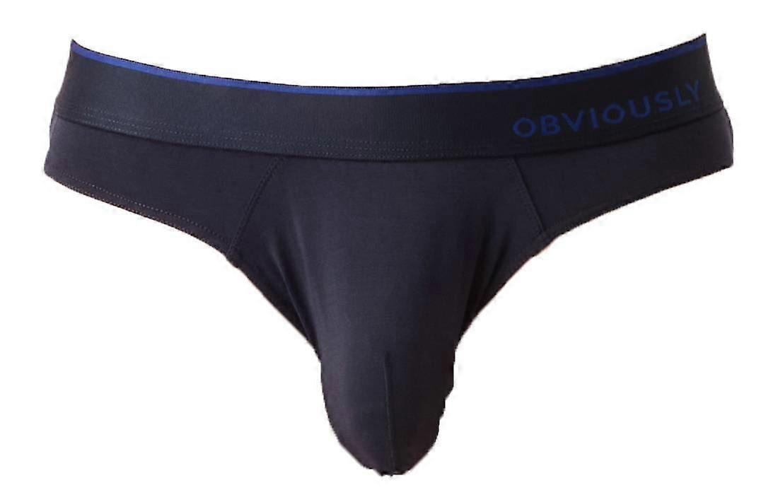 Obviously PrimeMan Hipster Brief - Charcoal Black